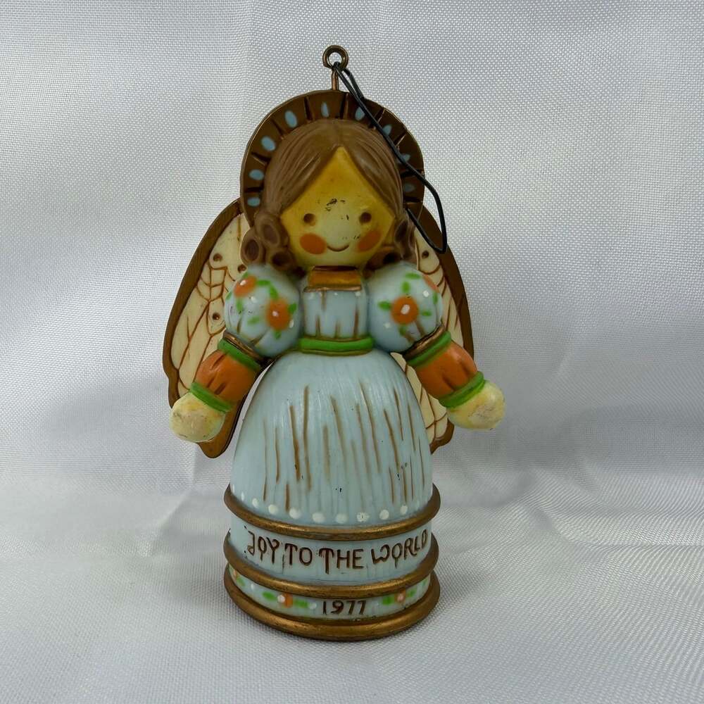 Hallmark Yesteryears Collection 1977 Joy To The World Angel Christmas Ornament